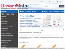 Tablet Screenshot of linsenkontor.de